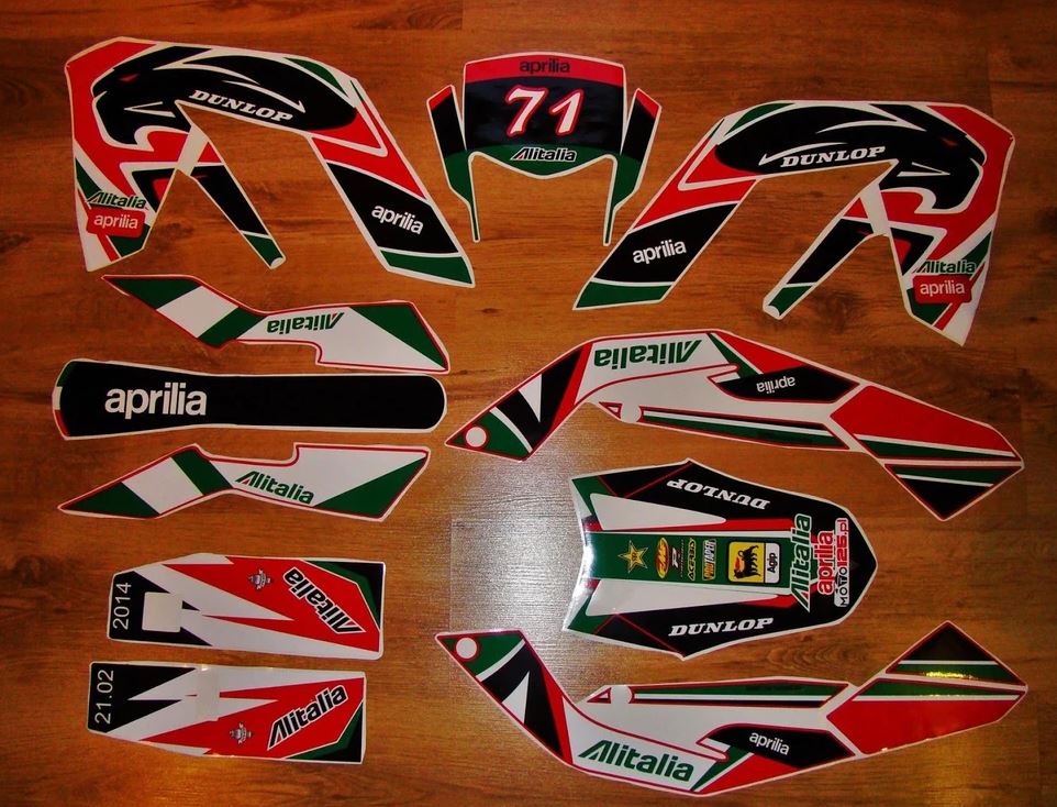 Kit DÉco Aprilia Rx 50 Apres 2006 Alitalie