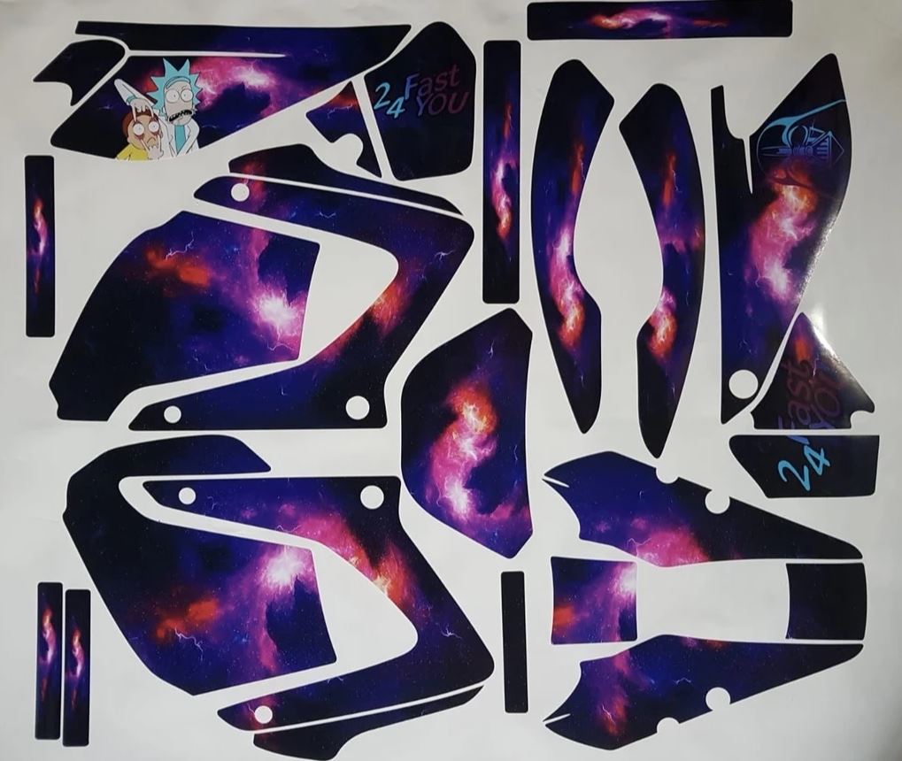 Galaxy Kit Deco Yamaha Dt Dtr Dtx