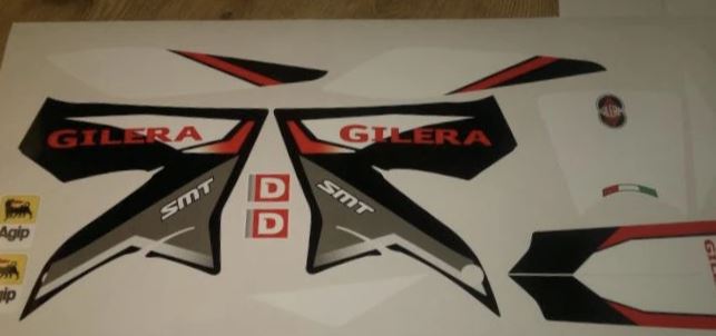 Gilera Black Gilera SMT RCR graphic kit