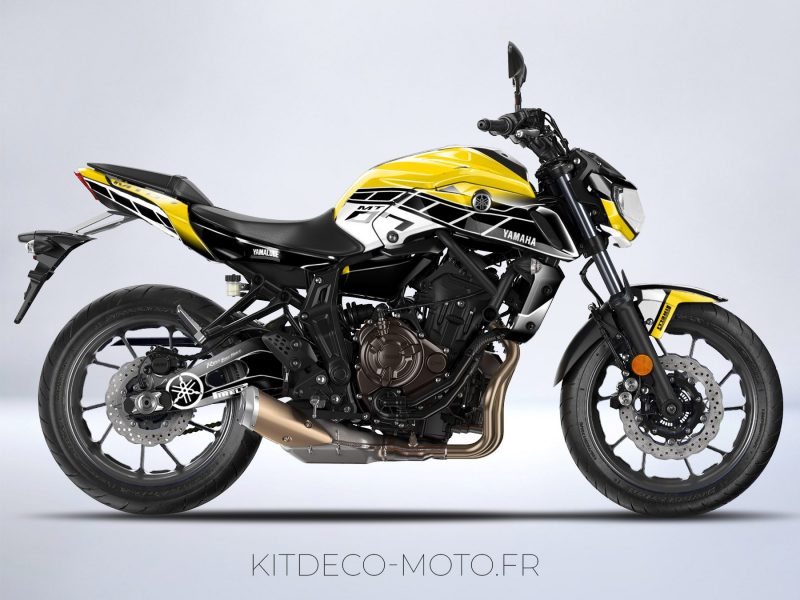 kit deco moto yamaha mt 07 anniversaire