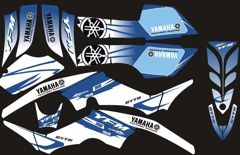 Kit Deco Raptor 350 Factory Blue