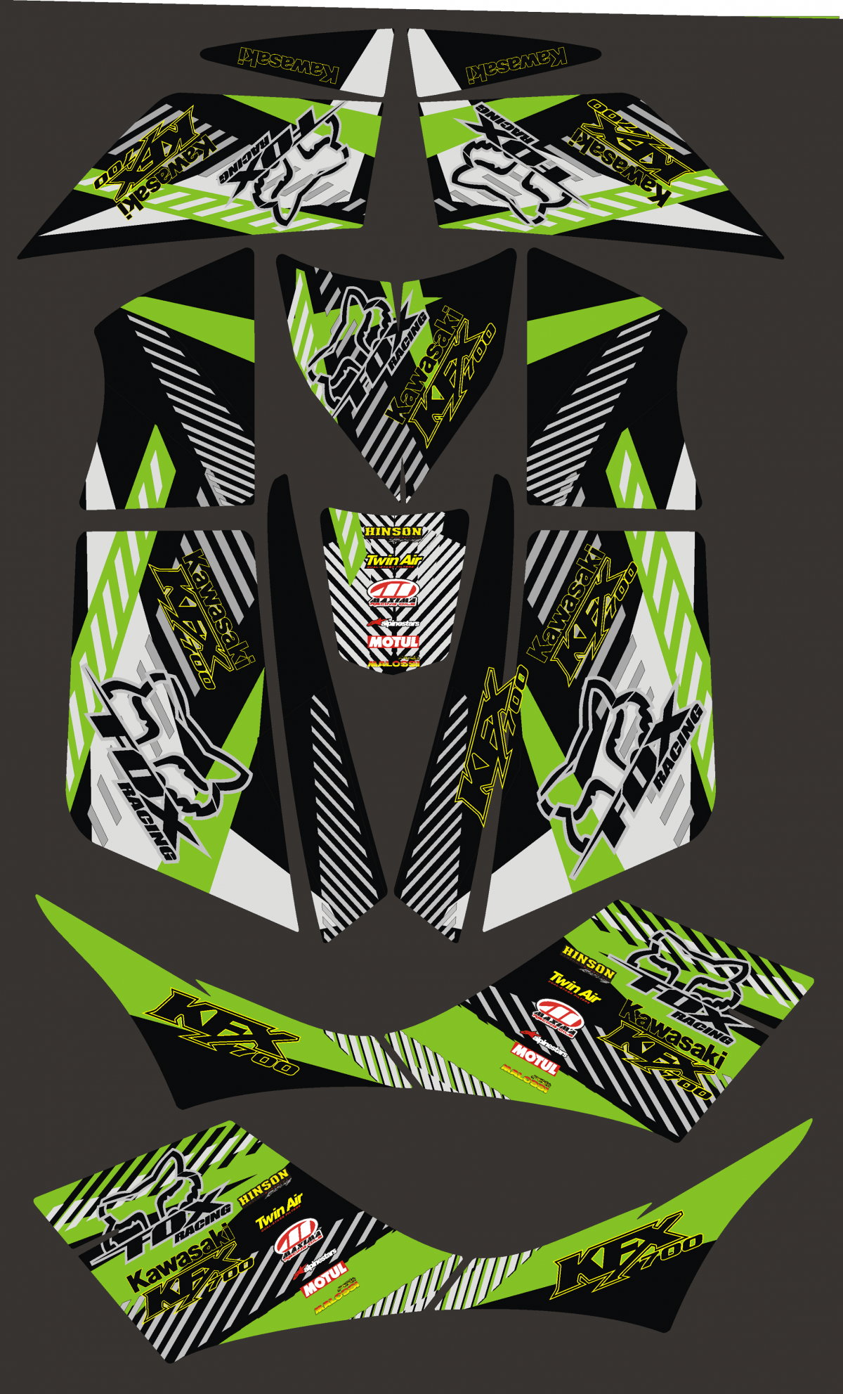Kit Déco Kawasaki Kfx 700