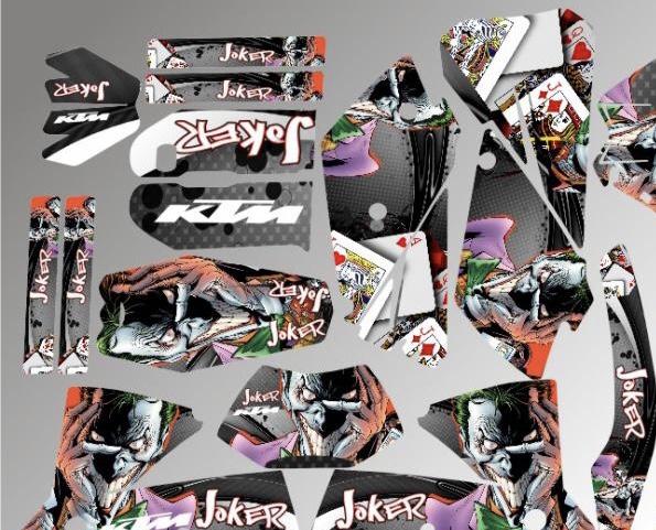 Graphic Kit Ktm Sx 2003 2004 Joker