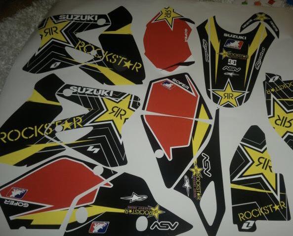 Graphic Kit Suzuki Drz 400 Rockstar #1