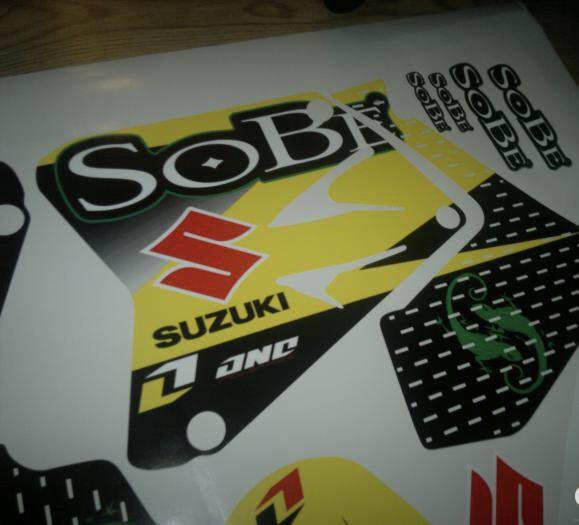 Graphic Kit Suzuki Rm 125 250 2001 2012 #1
