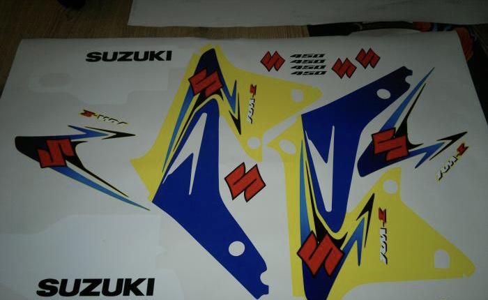 Kit Grafiche Suzuki Rmz 450 2008 2012 Originale
