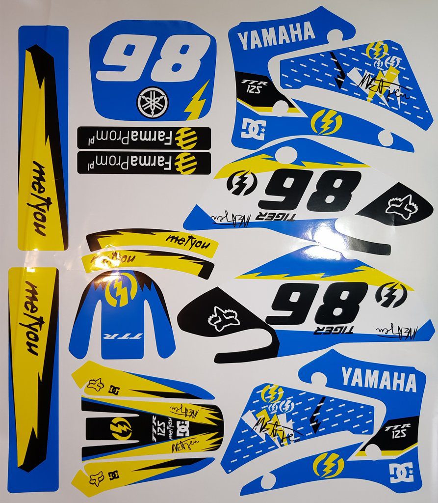 Yamaha Ttr 125 Graphic Kit