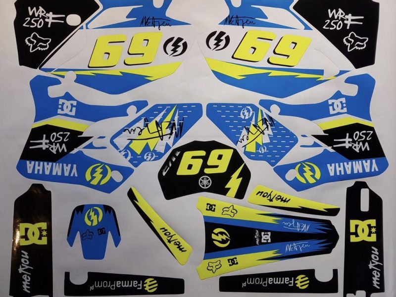 Kit Grafiche Yamaha Wrf Wr 250 450 2003 2006 (non Fluo, Fluo Optional)