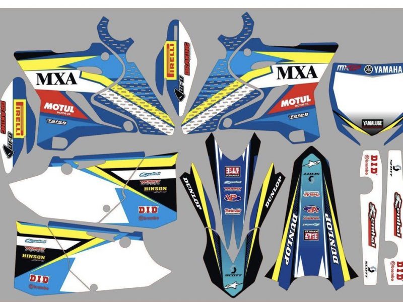 Grafik-Kit Yamaha Yz 125 250 2015 2016 Mxa