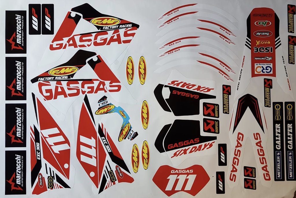 Kit DÉco Gas Gas Ec 2007 2009 Fmf
