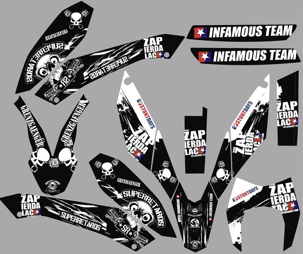 Kit DÉco Ktm 690 Smc 2010 Black 2