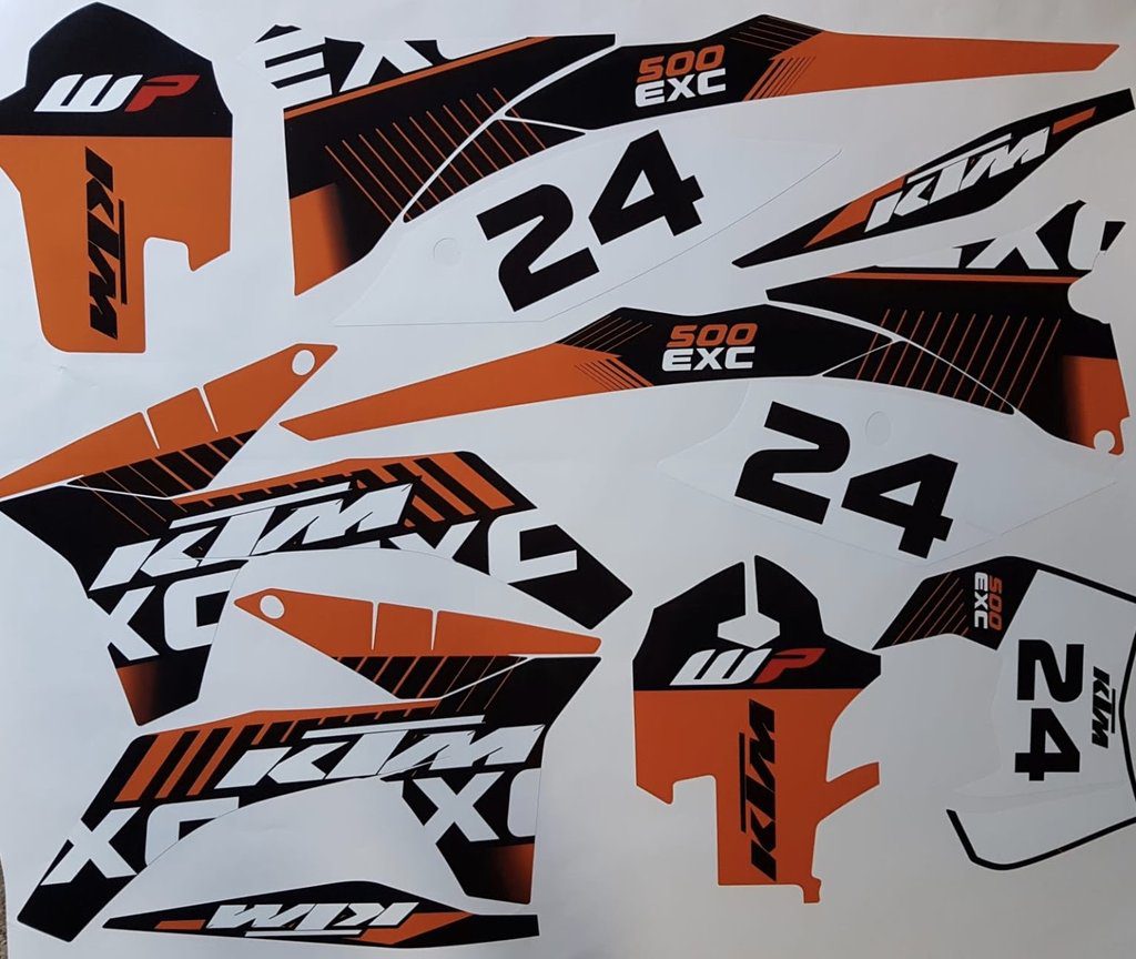 Kit DÉco Ktm Exc Excf 2012 2013 Origine