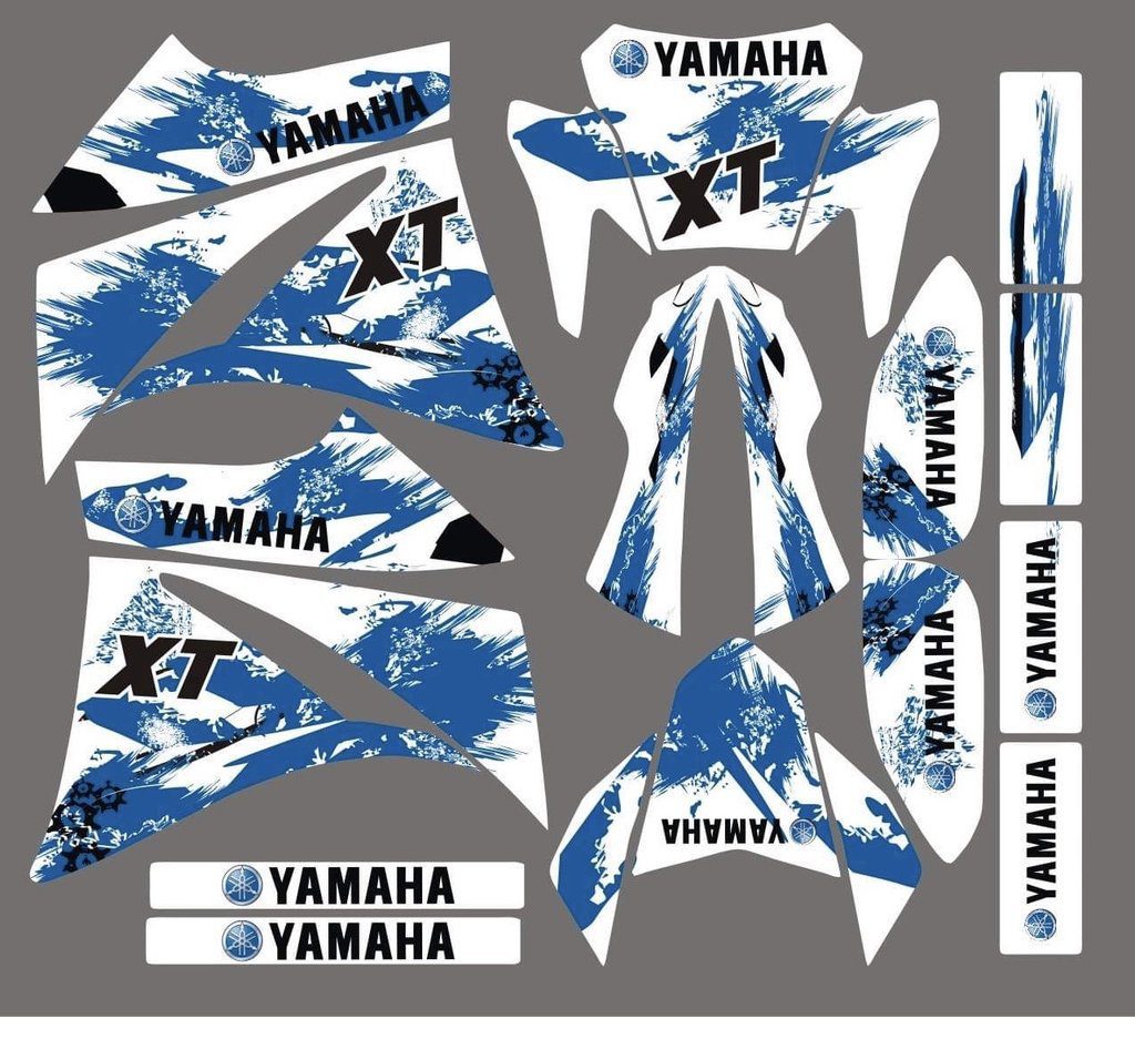 Kit DÉco Yamaha Xt 660 Avant 2006 Blue Line