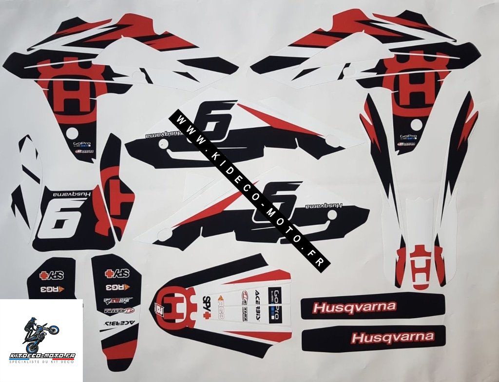 Kit DÉco Husqvarna Sms : Wr : Cr : Te : 450 510 Sm 2006 2013 #11