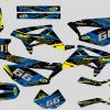 kit deco beta 50cc factory blue yellow line 2