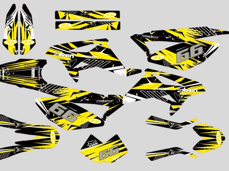 zestaw dekoracyjny beta 50cc fabryczna żółta linia 2