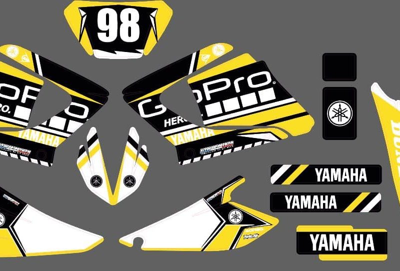 Kit Grafico 125 Dtx Dtr Dt Yamha Posterior A 2004 Gopro2