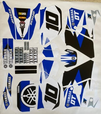 Kit Déco 125 Dtx Dtr Dt Avant 2003 Factory Yamaha