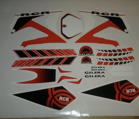 Oryginalny zestaw graficzny Gilera Smt 50cc