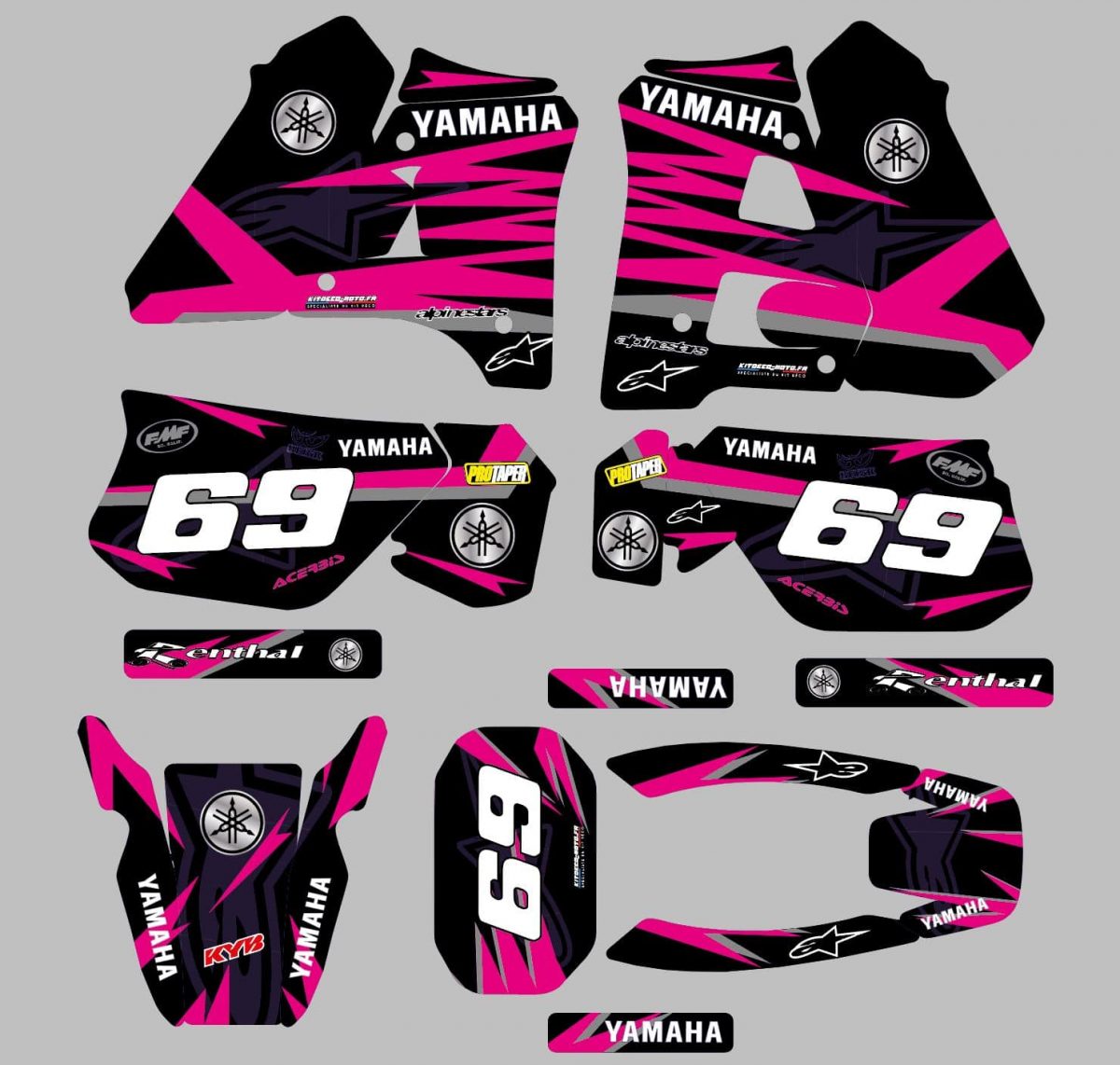 125 Dtr Avant 2003 Alpinstar Black Pink