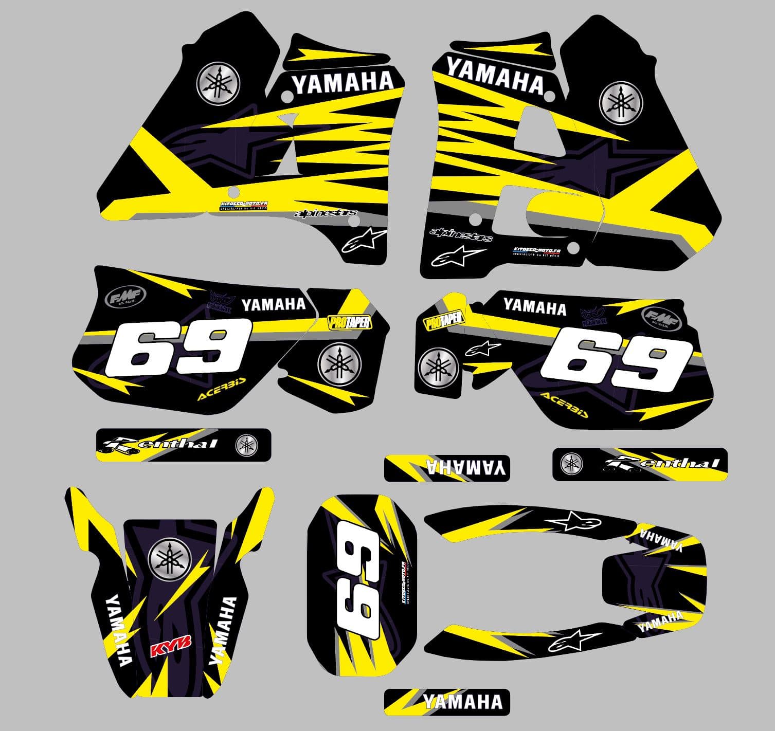 125 Dtr Avant 2003 Alpinstar Black Yellow