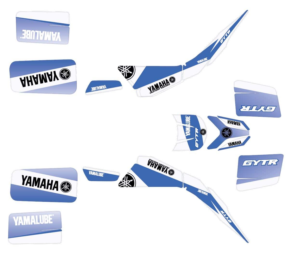 Yamaha 200 Blaster Azul Branco