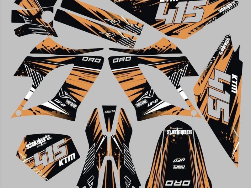Kit Deco Derbi Drd Racing Orange Line