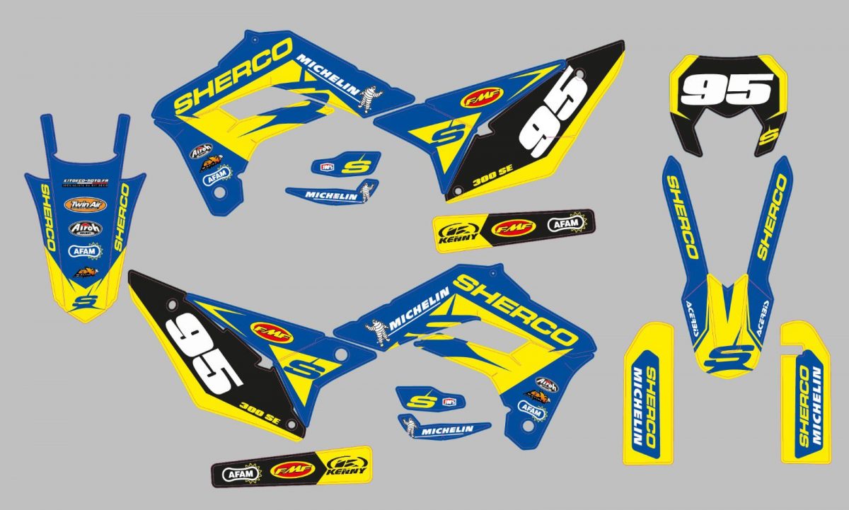 kit deco sherco factory racing