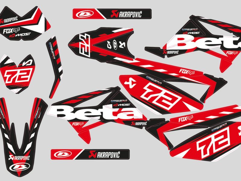 kit grafico beta 50cc factory racing