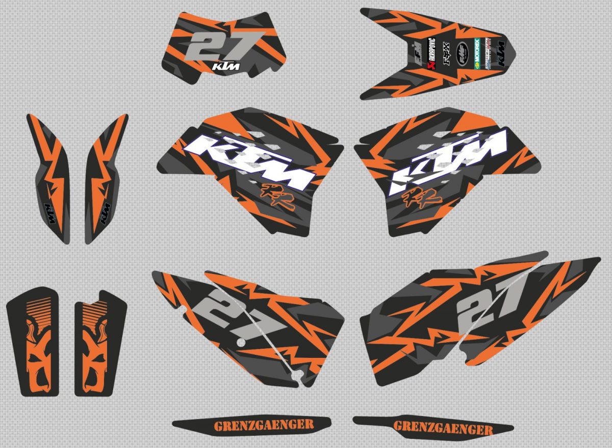 kit deco ktm exc 2008 2011 line