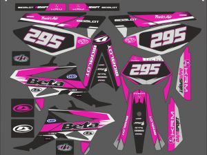 kit deco beta 50 racing 2 rose