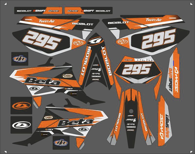 kit déco beta 50 – racing orange – 2011 2020