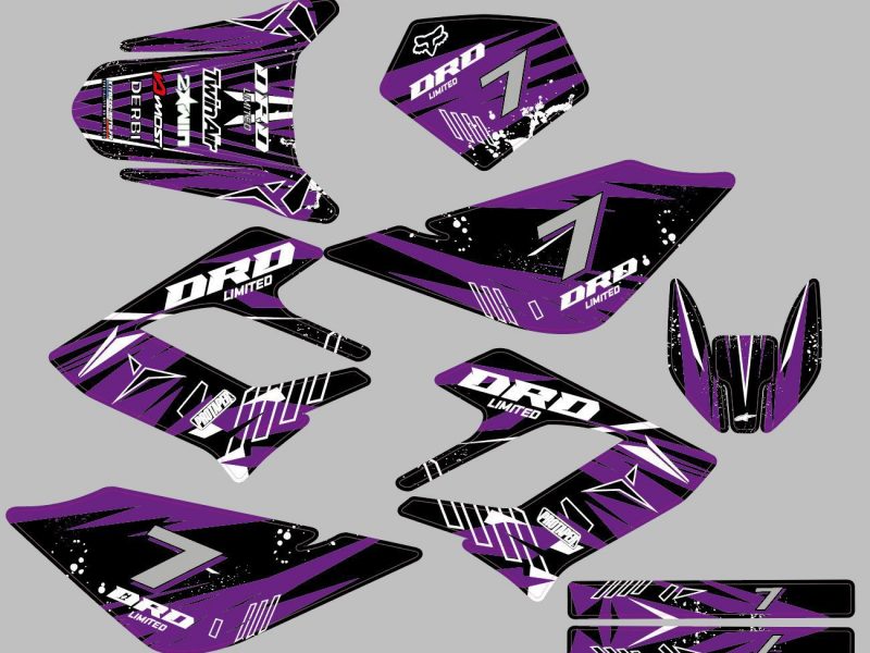 kit deco derbi drd racing factory violet