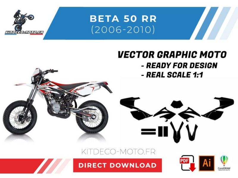 modelo beta 50 rr 2006 2010 vetor