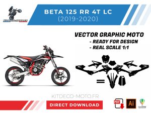template beta 125 rr 4t lc 2019 2020 vector