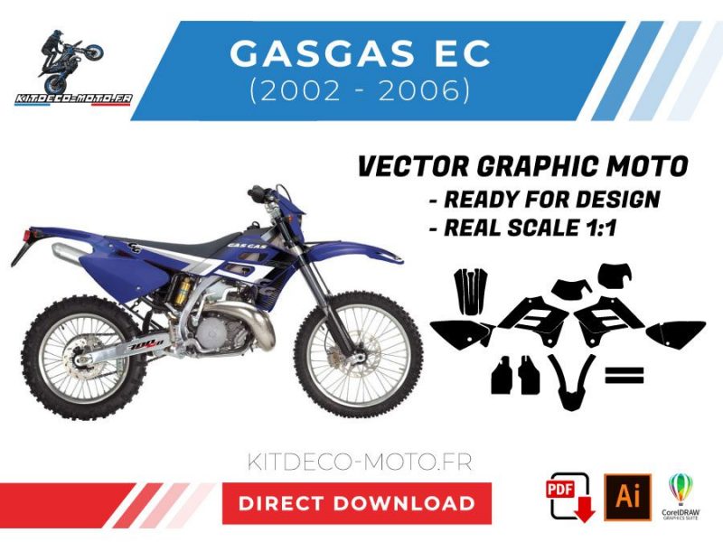 plantilla vector gasgas 2002 2006 ce