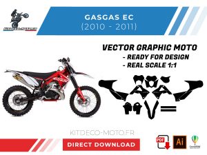 template vector gasgas 2010 2011