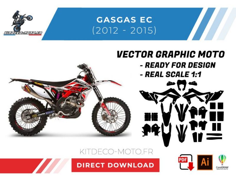 plantilla vector gasgas 2012 2015
