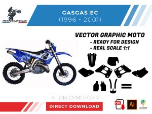 template vector gasgas ec 1996 2001 real size