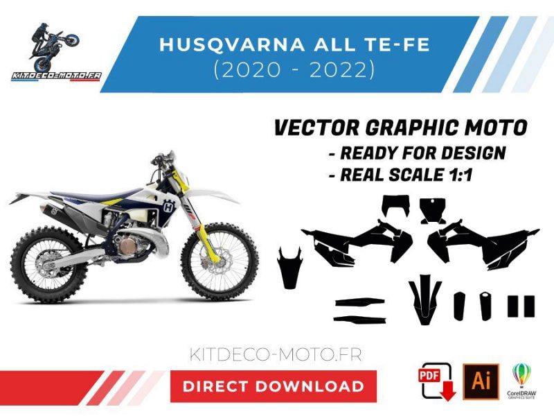 template husqvarna all te fe (2020 2023) vector