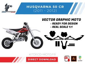 template vector husqvarna 50 cr 2011 2012