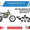template vector husqvarna 85 tc 2014 2017