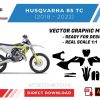 template vector husqvarna 85 tc 2018 2022