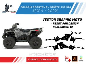 template vector polaris sportsman 325etx 450 570 2014 2022