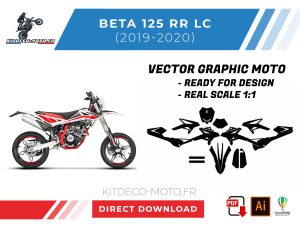 template vector beta 125 rr lc 2019 2020