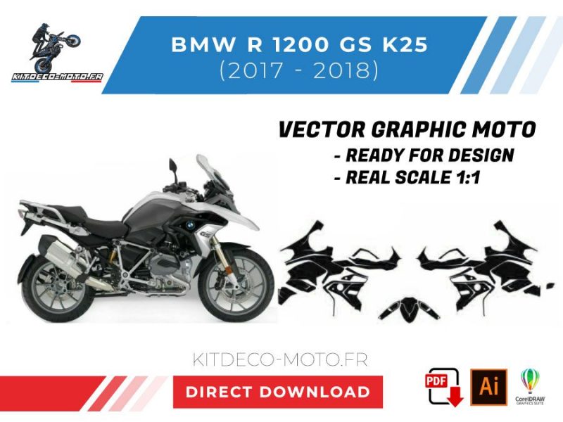 template vector bmw r 1200 gs 2017 2018