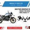 template vector bmw r 1250 gs 2019 2021