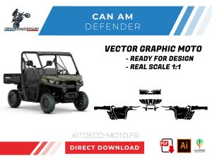 template vector can am defender