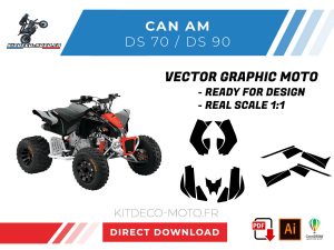 template vector can am ds 90 ds 70