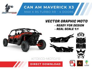 template vector canam maverick x3 max turbo